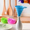 1pc Silicone Small Funnel;  Retractable Folding Funnel