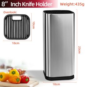 Drainable Knife Chopping Board Holder Size Chopper Holder (Option: 8inchknifeholder)