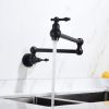 Folding faucet Pot Filler Faucet Wall Mount RT