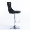 Furniture,Swivel Velvet Barstools Adjusatble Seat Height from 25-33 Inch