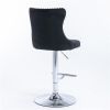 Furniture,Swivel Velvet Barstools Adjusatble Seat Height from 25-33 Inch